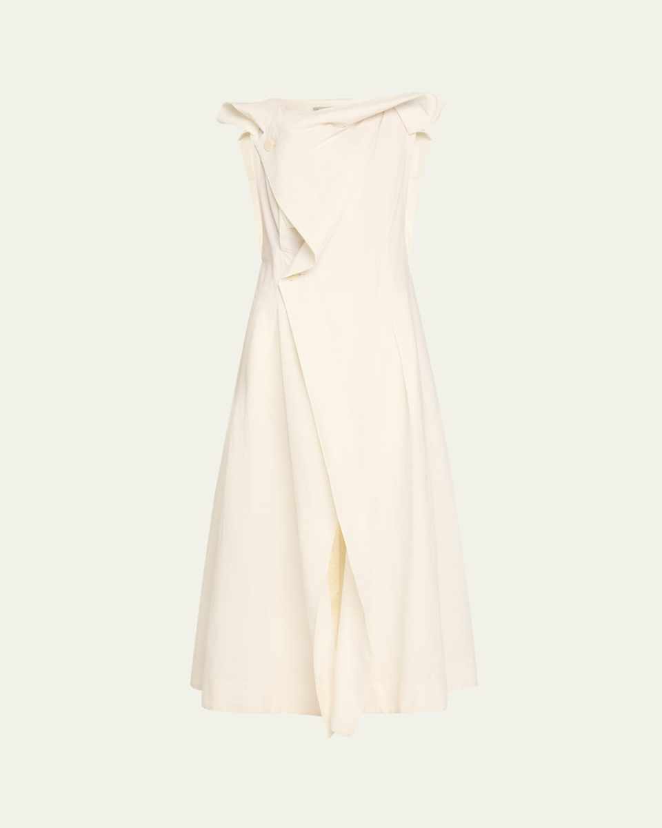 Ample Long Pleated Vest
